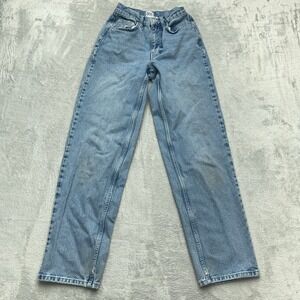 BDG Urban Outfitters High Rise Baggy Light Wash Denim Jeans‎ Women's Size 24